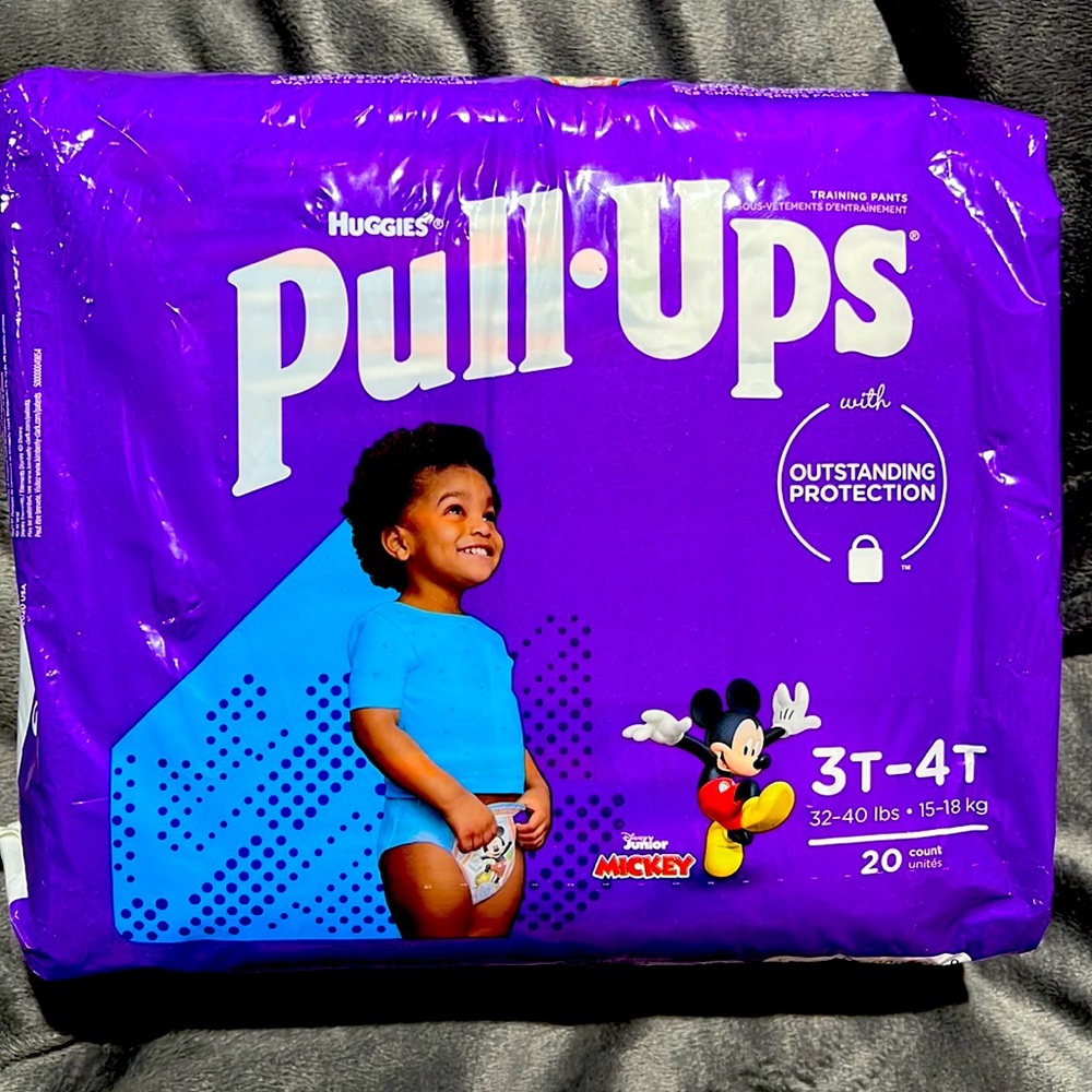 Huggies pull ups diapers size 3T-4T